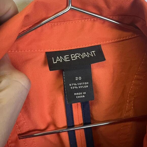 Lane Bryant  Jacket Size 2O Orange Cropped - Picture 5 of 5